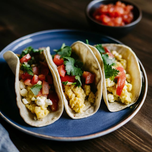 Migas Breakfast Tacos