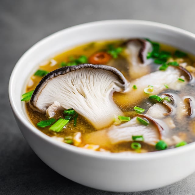 Oyster Mushroom Soup