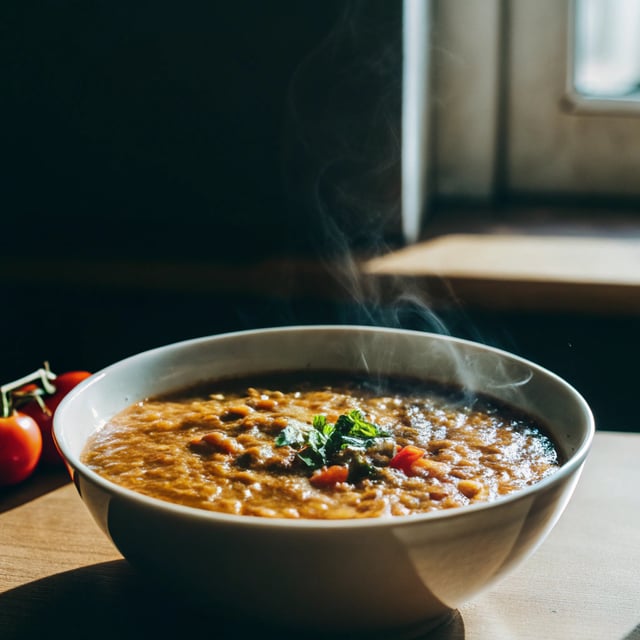 Pantry Recipes: Curried Tomato Lentil Soup