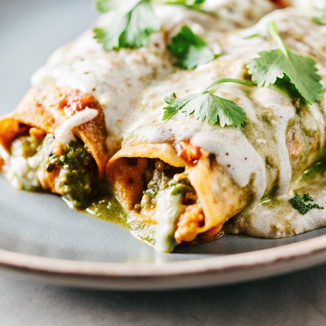 Poblano "Crema" Enchiladas