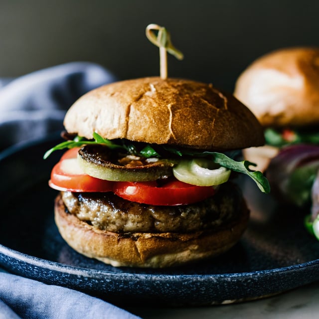 Portobello Mushroom Burger