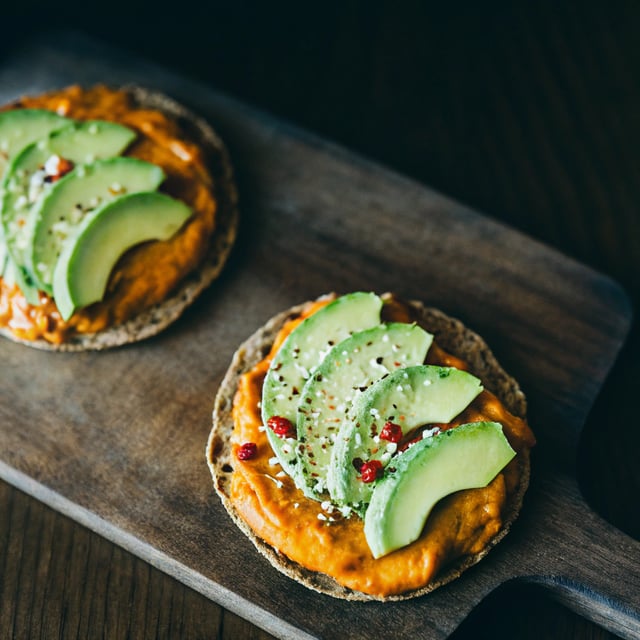 Pumpkin Avocado Tostadas