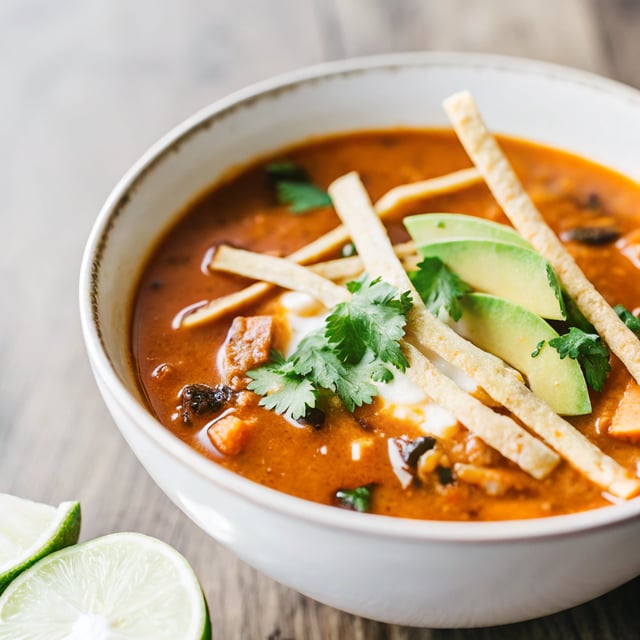 Pumpkin Tortilla Soup