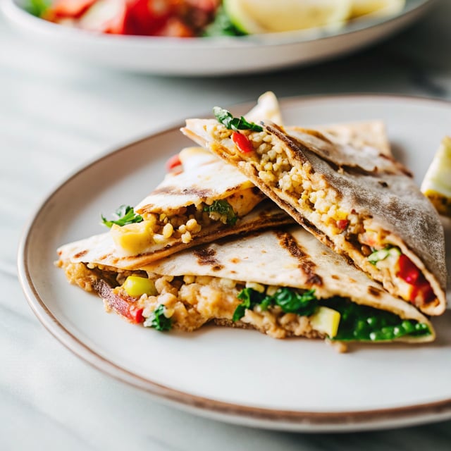 Quinoa & Kale Veggie Quesadillas
