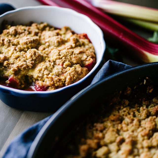 Rhubarb Crisp