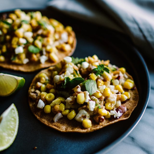 Smoky Sweet Corn Tostadas