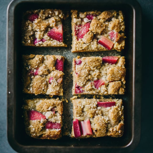 Strawberry Rhubarb Bars