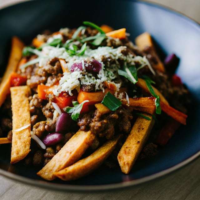 Sweet Potato Chili Fries