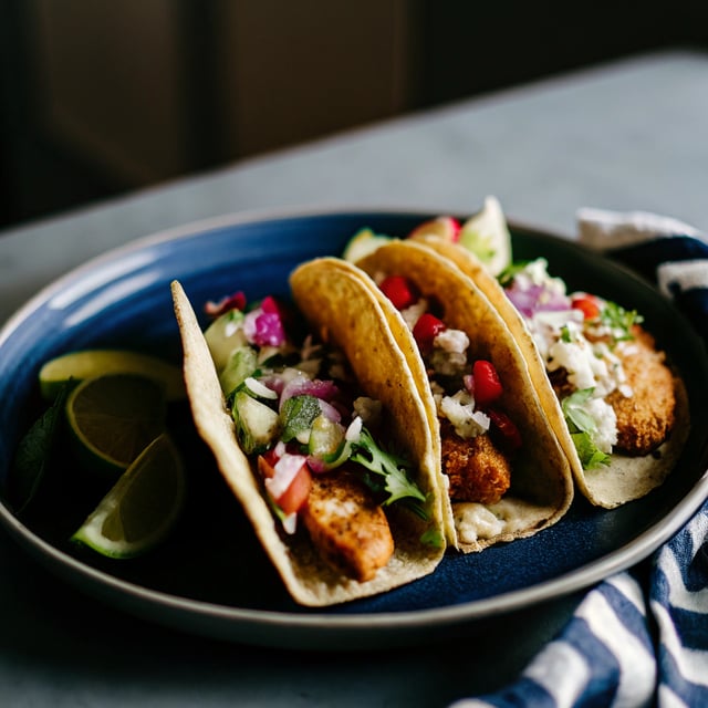Tequila Lime Fish Tacos