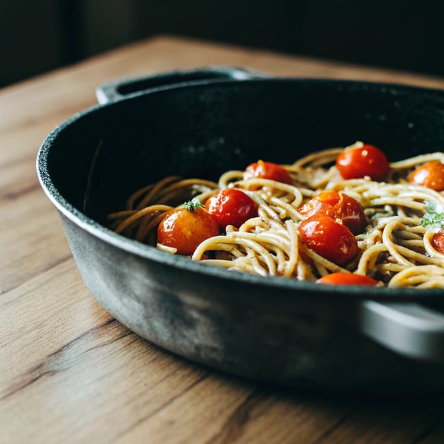 Tomato Recipes: Roasted Tomato Linguine