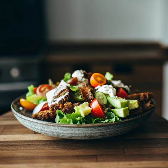 Vegan Cobb Salad with Coconut “Bacon”