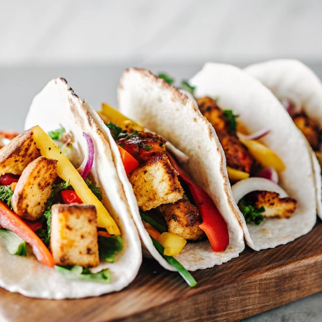 Vegan Fajita Ranch Tacos