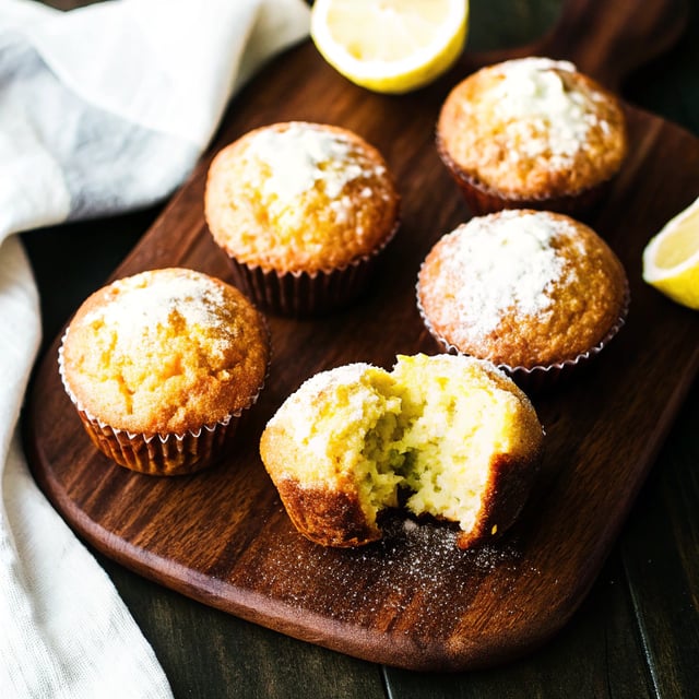 Vegan Lemon Muffins