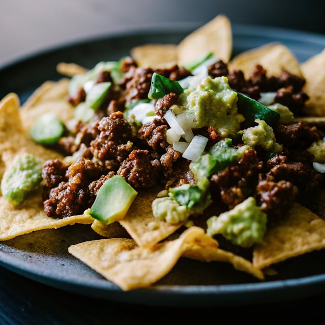 Vegan Nachos with Cashew “Cheese”