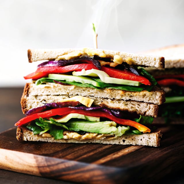 Vegetarian Club Sandwich