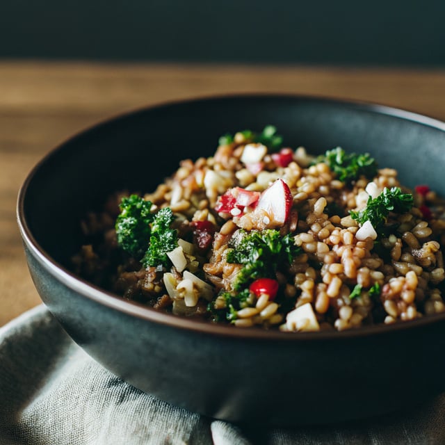 Winter Farro & Kale Salad