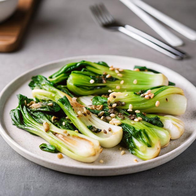 10-Minute Garlic Bok Choy Recipe