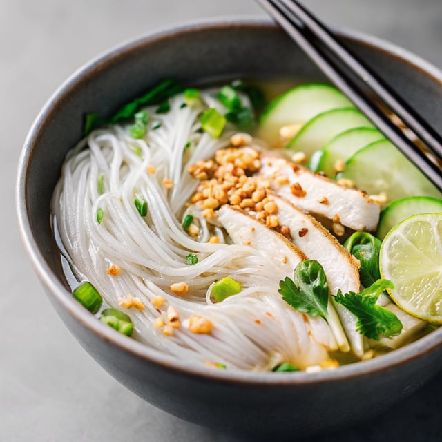 10-Minute Rice Paper Noodles Bowl
