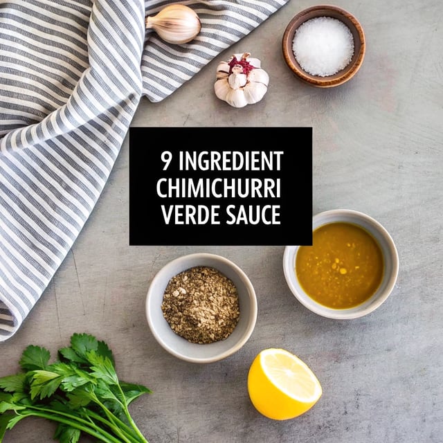 9-Ingredient Chimichurri Verde Sauce Recipe