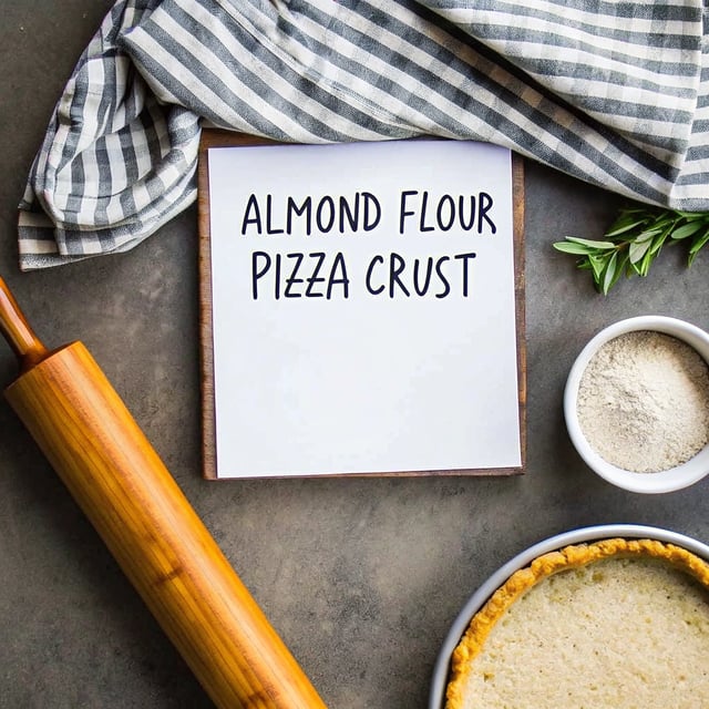 Almond Flour Pizza Crust Recipe