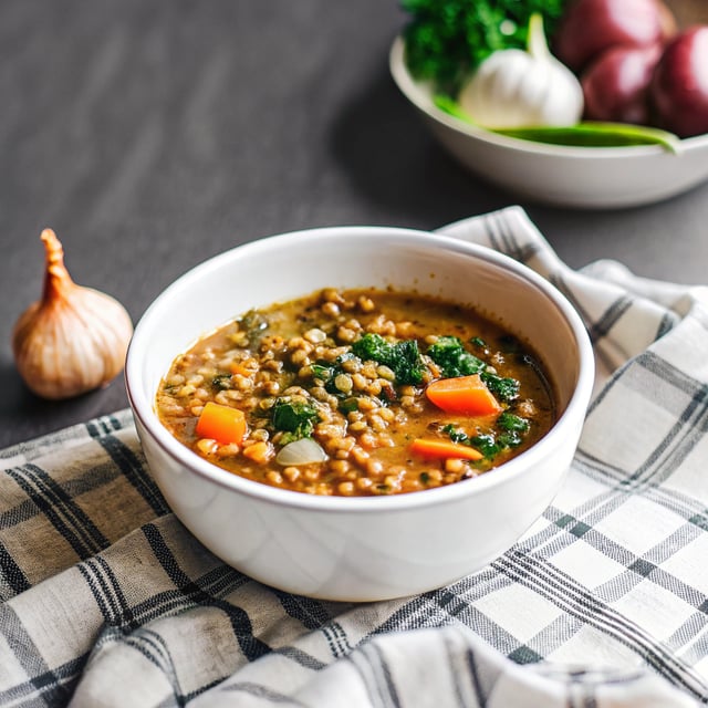 Autumn Lentil Soup (Vegan)