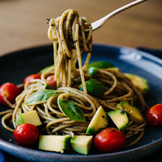 Avocado Pesto Pasta