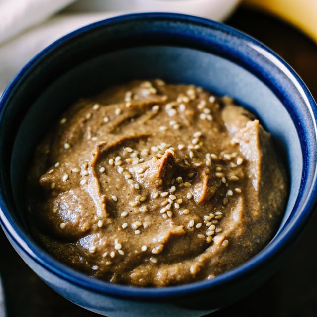 Blended Chocolate Tahini Chia Pudding