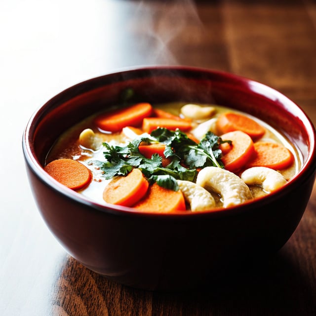 Cashew Carrot Ginger Soup