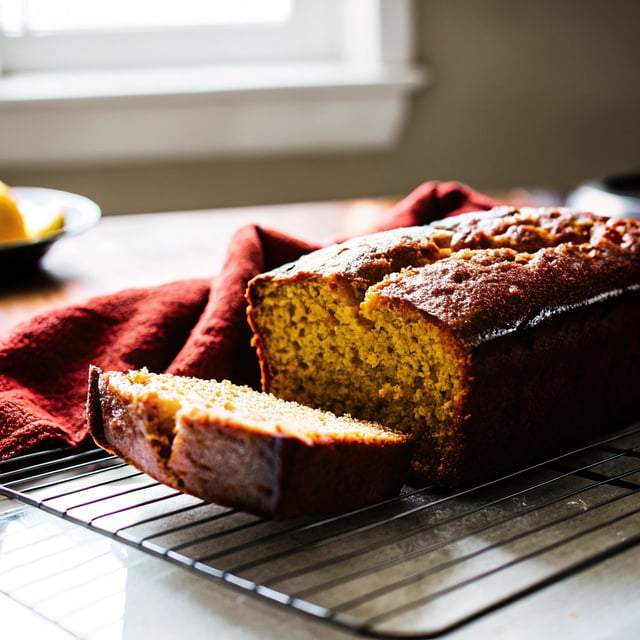 Chickpea Flour Lemon Poppy Seed Bread (Gluten-Free)