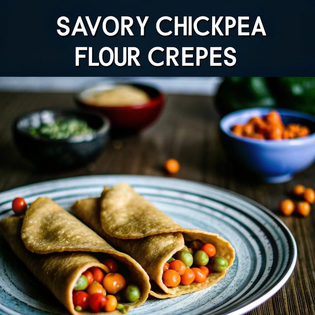 Childa Recipe - Savory Chickpea Flour Crepes