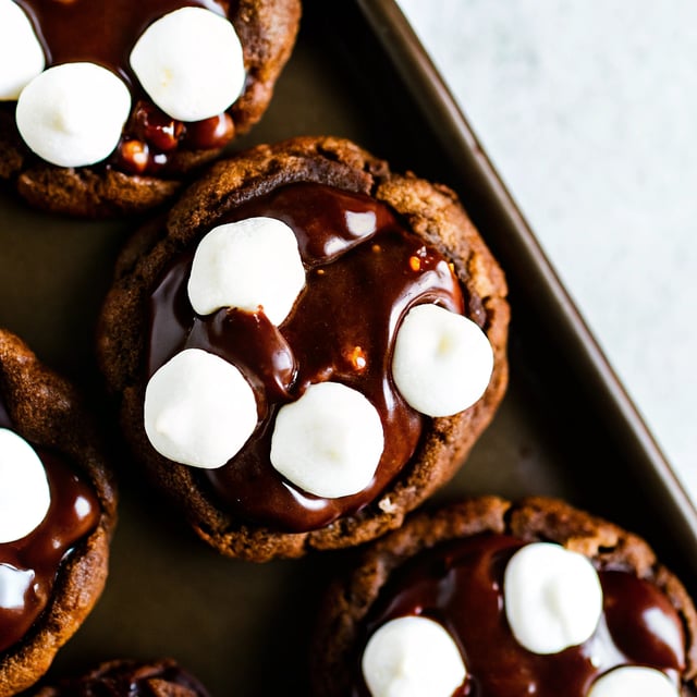 Chocolate S'mores Cookies