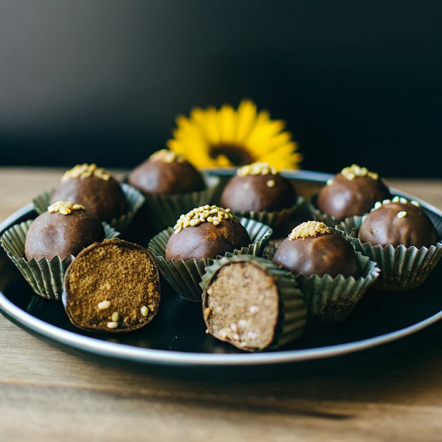 Chocolate Sunflower Butter Bliss Bites