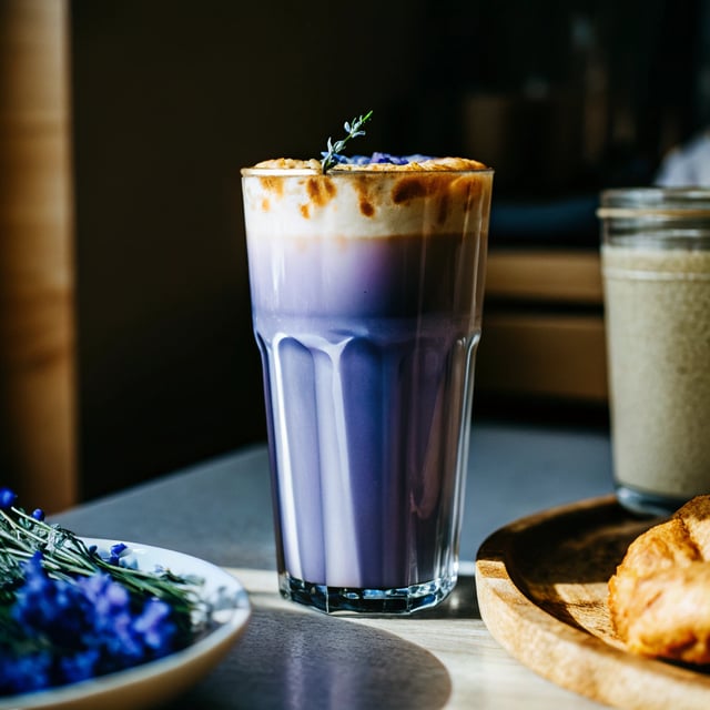 Copycat Starbucks Iced Lavender Oatmilk Latte Recipe