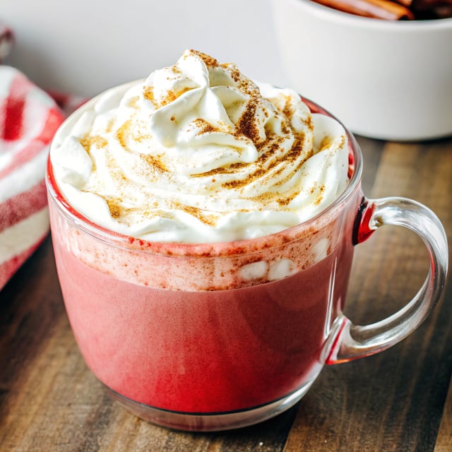 Creamy and Gluten-Free Ruby Hot Chocolate
