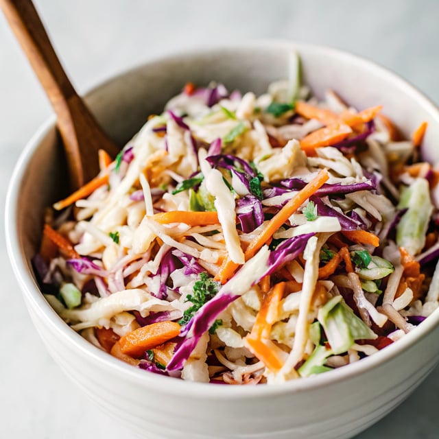 Creamy Vegan Coleslaw