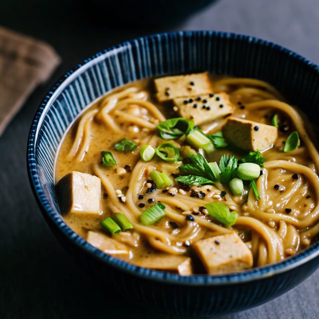 Creamy Vegan Sesame Ramen