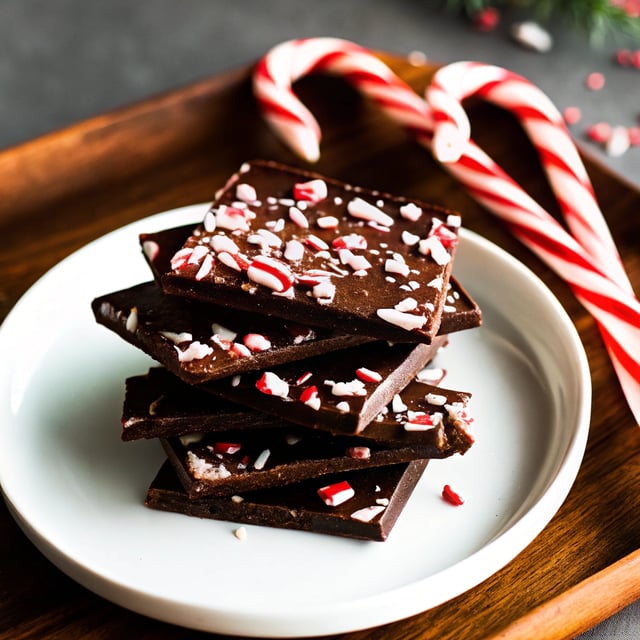 Dark Chocolate Peppermint Bark Recipe