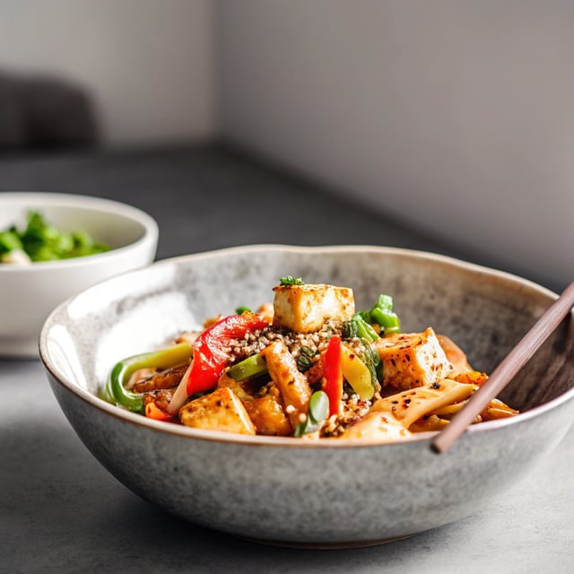 Delicious Teriyaki Tofu Stir Fry