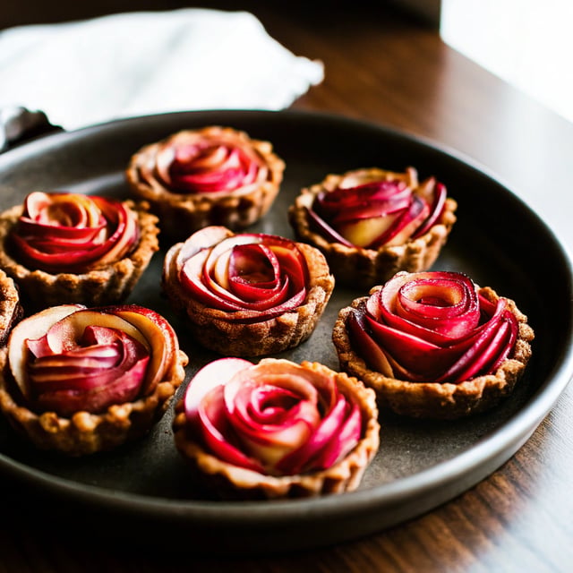 Easy and Delicious Mini Raw Apple Tarts