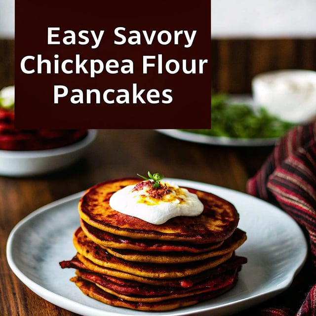 Easy Childa Recipe [Savory Chickpea Flour Pancakes]