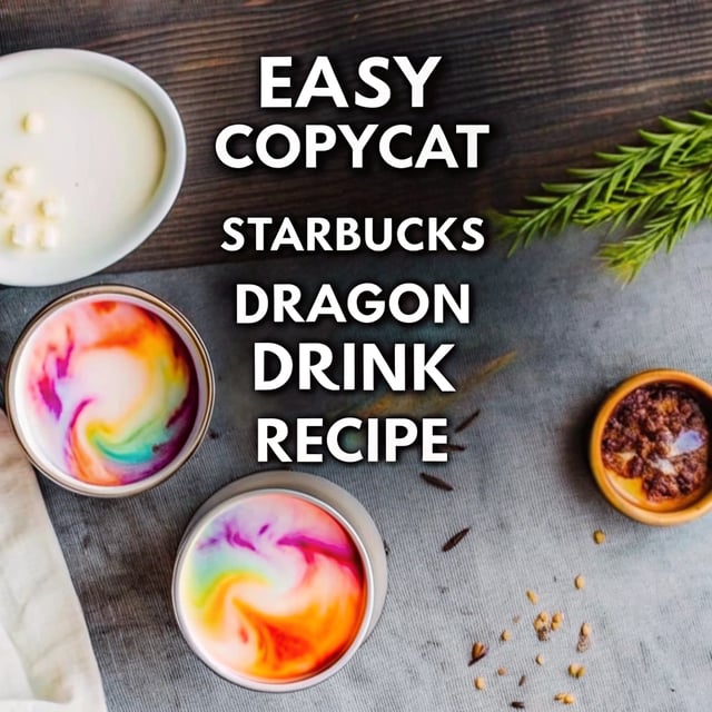 Easy Copycat Starbucks Dragon Drink Recipe