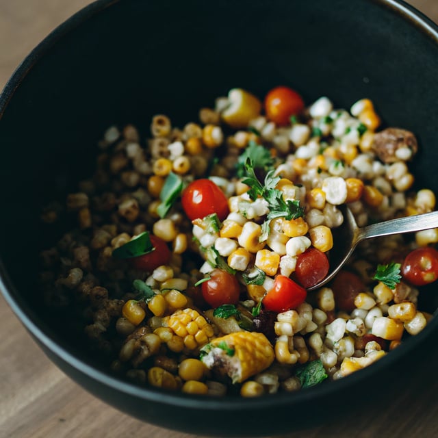 Easy Grilled Corn Salad