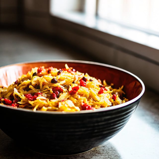 Easy Spicy Sauerkraut with Turmeric