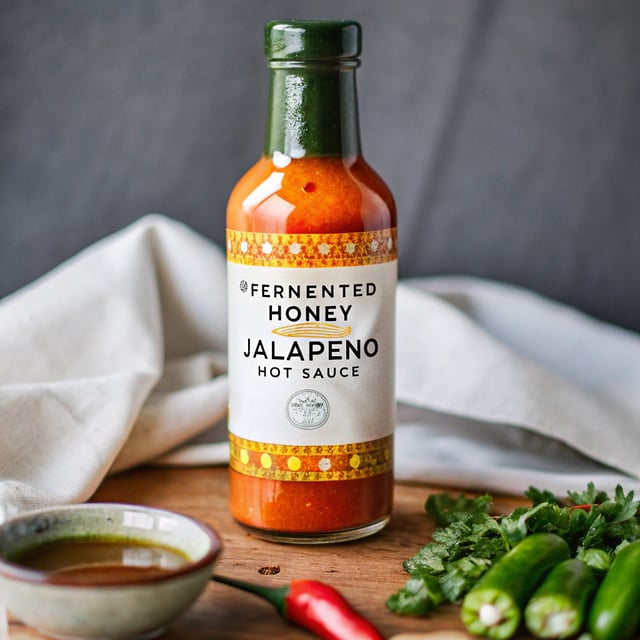 Fermented Honey Jalapeño Hot Sauce
