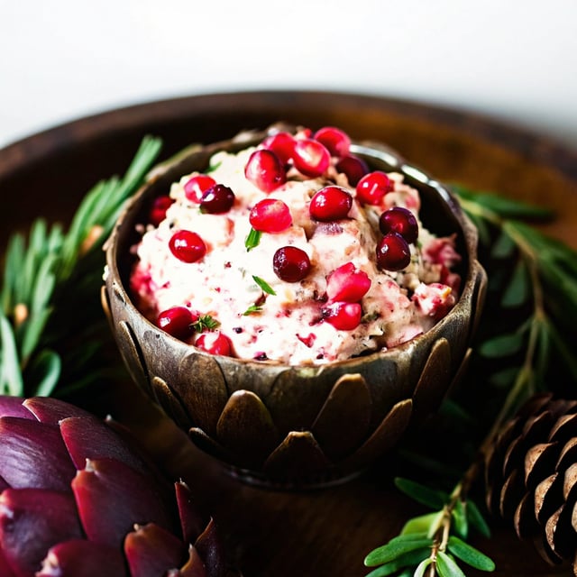 Festive Cranberry Artichoke Dip (Gluten-Free)