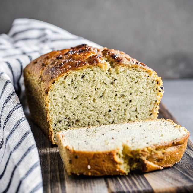 Flourless Magic Tahini Seed Bread (Gluten-Free, Keto)