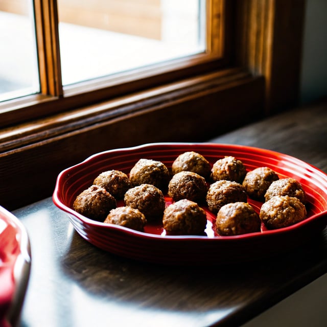Gingerbread Tahini Mocha Bites (Gluten-Free, Vegan)