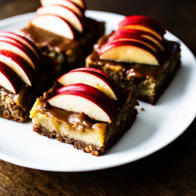 Gluten-Free Caramel Apple Cheesecake Bars
