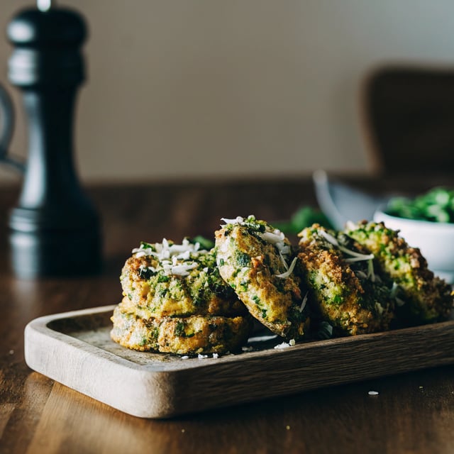 Gluten-Free Fritters with Broccoli, Spinach & Serrano Pepper