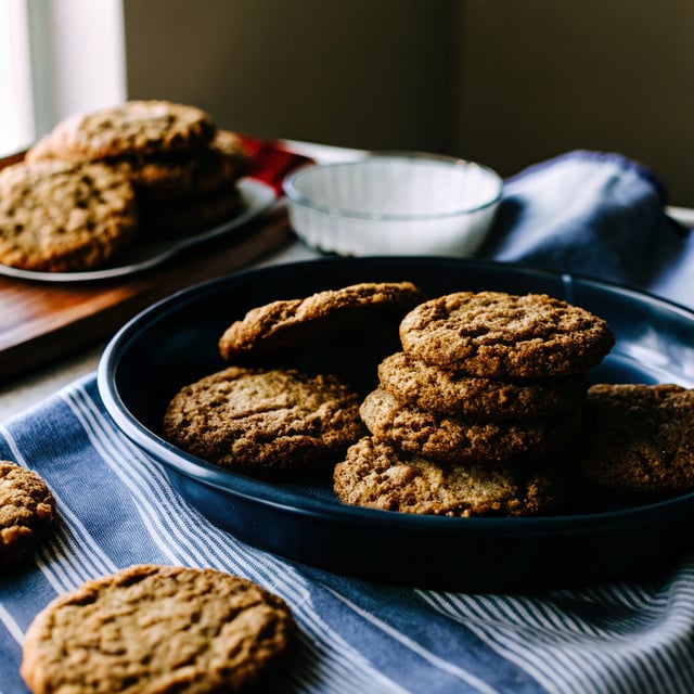 Gluten Free Molasses Cookies